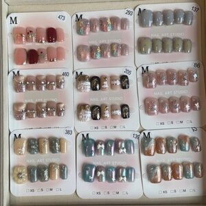 Handmade Nail Art Studio Press-On Nails Size M $10 Each